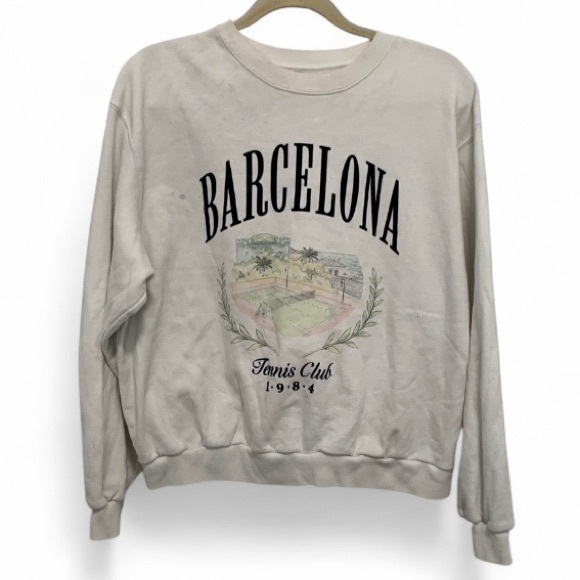 Hollister Tops - Hollister Barcelona Tennis Club Sweatshirt